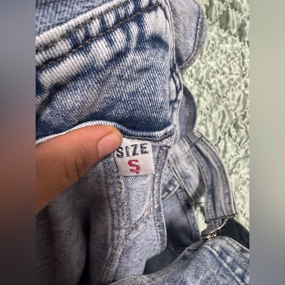 short overalls Light Wash Small Size - Picture 5 of 6